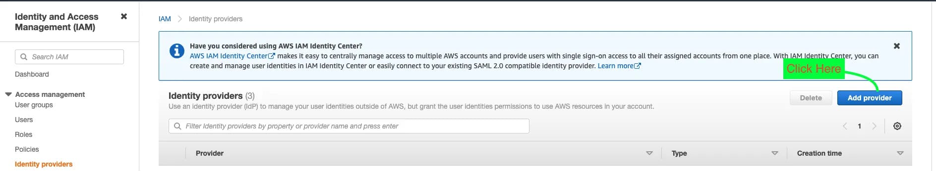 IAM OIDC PROVIDER