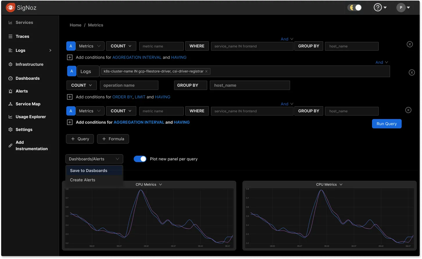 Telemetry signals are correlated