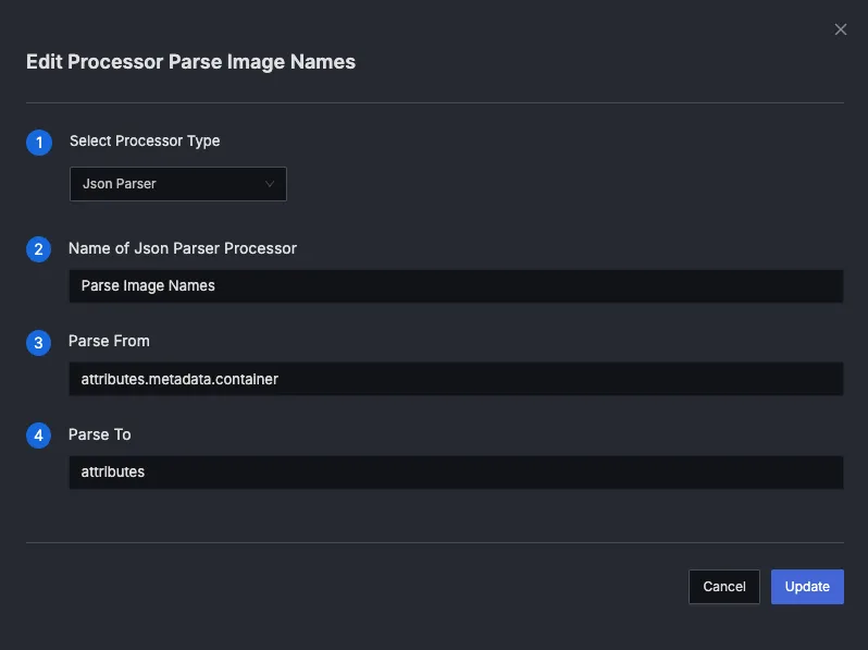 Extract Image Name to Attributes